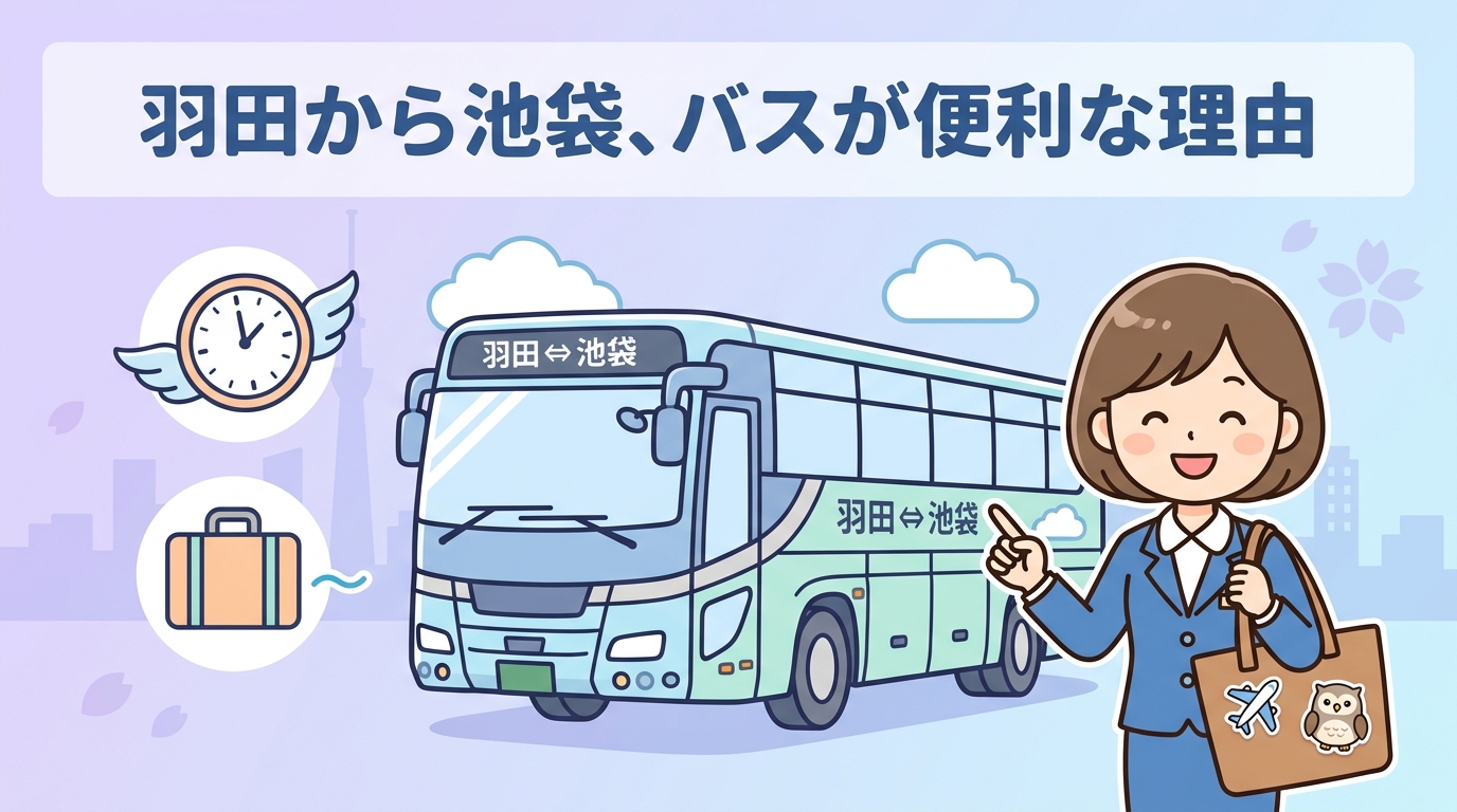 羽田空港から池袋までバスを利用する5つのメリット