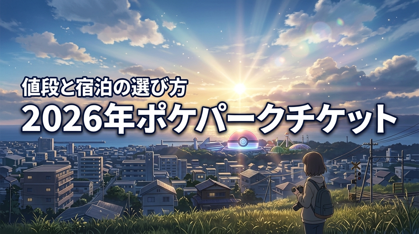 2026年ポケパークのチケット値段!宿泊込の賢い選び方