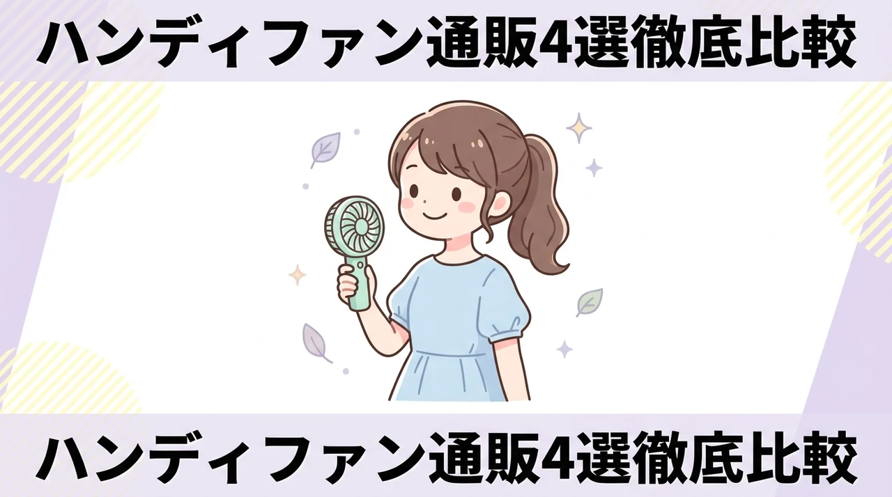 ハンディファンの通販ならどこ?楽天など4選を比較