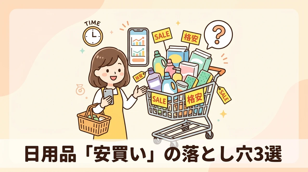日用品を安く買う際に注意すべきデメリット3選